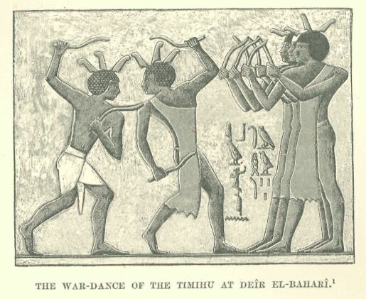 319.jpg the War-dance of The Timihu at Der El-bahar 
